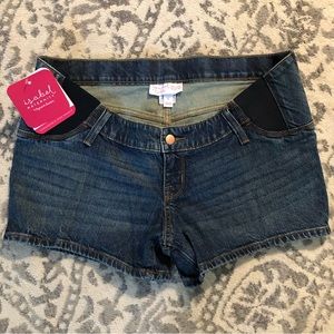 NWT Maternity Jean Shorts